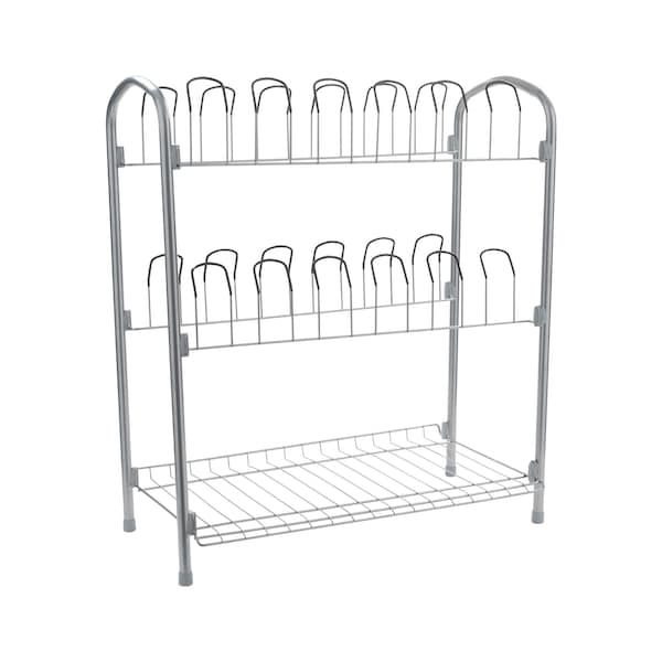 Organize It All 9 Pair Floor Shoe Rack NH-17711 - main